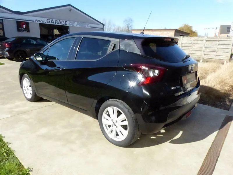 Nissan Micra Navigatie, camera, PDC V, Cruise Control, alu v, Auto's, Nissan, Stof, Gebruikt, Zwart, 100 pk
