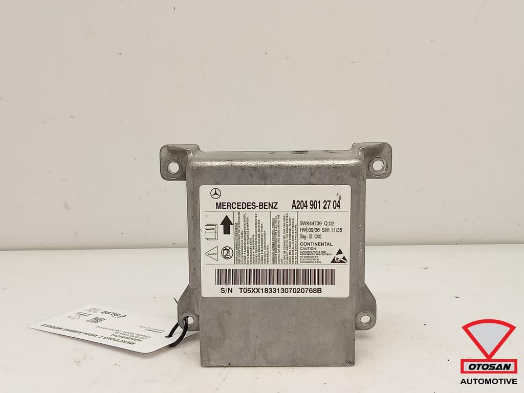 Module airbag Mercedes Classe C W204 A2049012704, Autos : Pièces & Accessoires, Électronique & Câbles, Mercedes-Benz, Utilisé