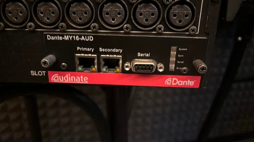 Dante netwerkkaart voor Yamaha LS9, Computers en Software, Geluidskaarten, Ophalen, Zo goed als nieuw, Intern