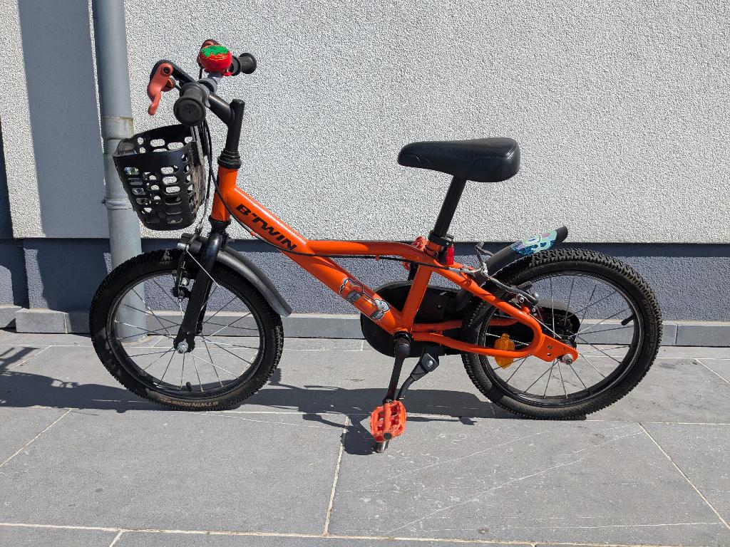Vélo enfant Decathlon B'Twin 16 pouces 500, Vélos & Vélomoteurs, Enlèvement, Comme neuf, 16 à 20 pouces, B-Twin Decathlon