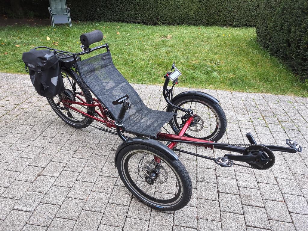 Elektrische trike/ligfiets, Fietsen en Brommers, Ophalen, Gebruikt