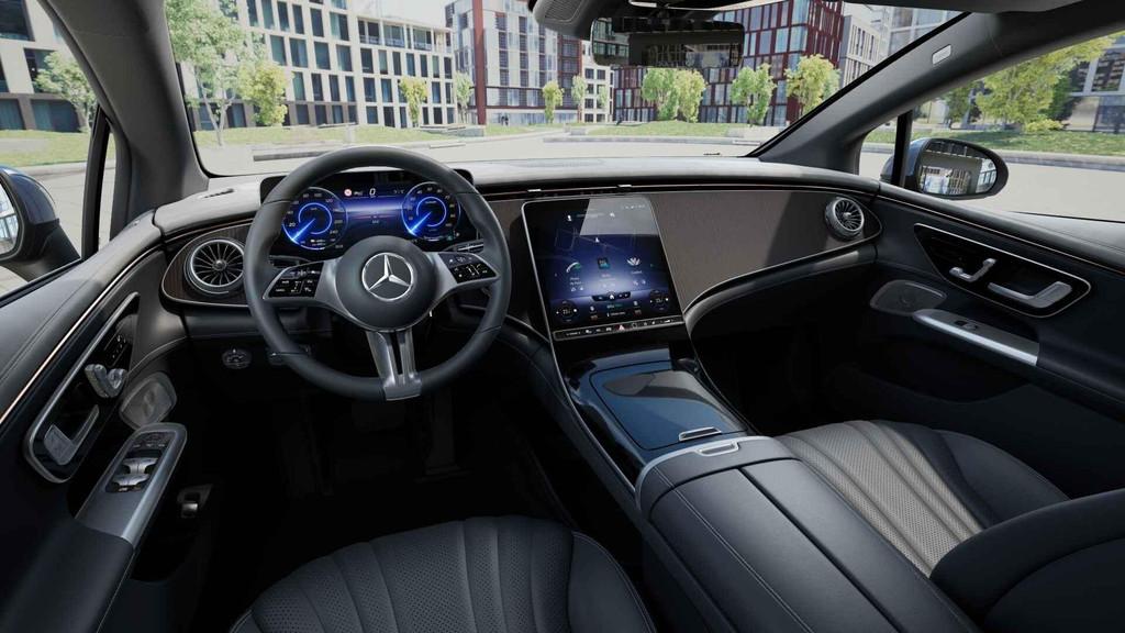 Mercedes-Benz EQE-Klasse 350 Berline Luxury Line | Panoramis, Automaat, 750 kg, 607 km, Blauw