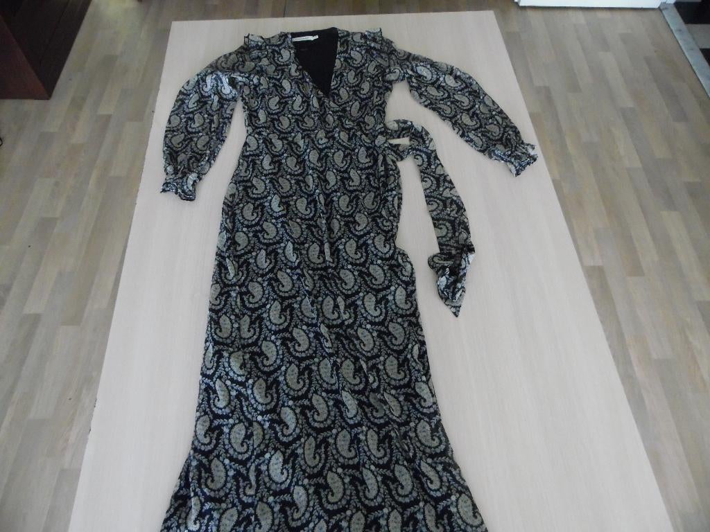 NAF-NAF LANGE JURK, Kleding | Dames, Jurken, Zo goed als nieuw, Maat 34 (XS) of kleiner, Overige kleuren, Onder de knie, Ophalen of Verzenden