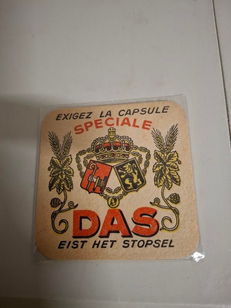 Oud bierviltje hoegaarden das, Verzamelen, Ophalen of Verzenden