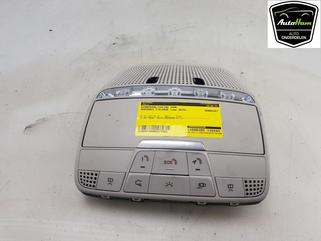 PLAFONNIER AVANT C (W205) (|A0009008506|A00090085067H52|), Autos : Pièces & Accessoires, Utilisé, Mercedes-Benz
