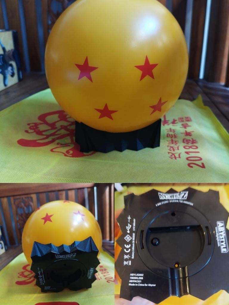 Lampe Dragon Ball Z – Boule de cristal 4 étoiles – Abystyle, Enlèvement