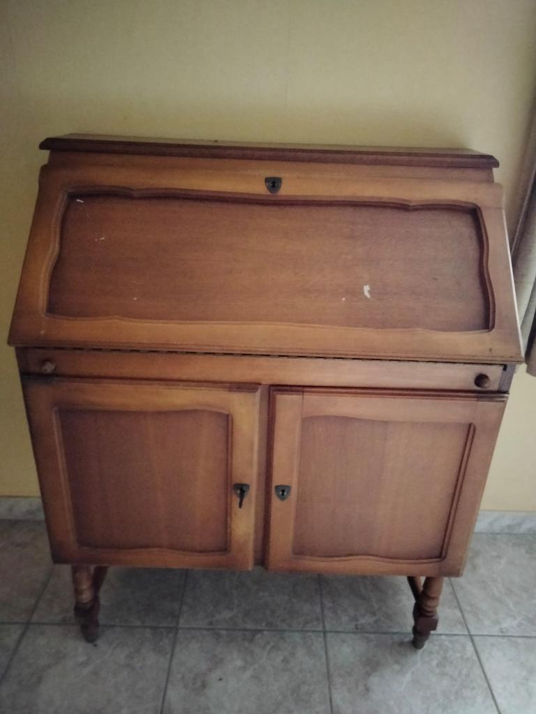 Bureau, Huis en Inrichting, Bureaus, Ophalen, Opbergruimte, Gebruikt, Hout