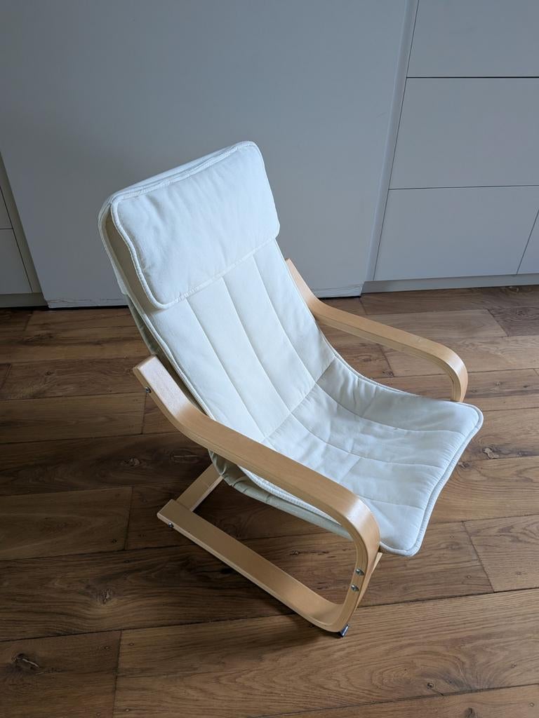 Ikea POÄNG Kinderfauteuil, berkenfineer, Ophalen