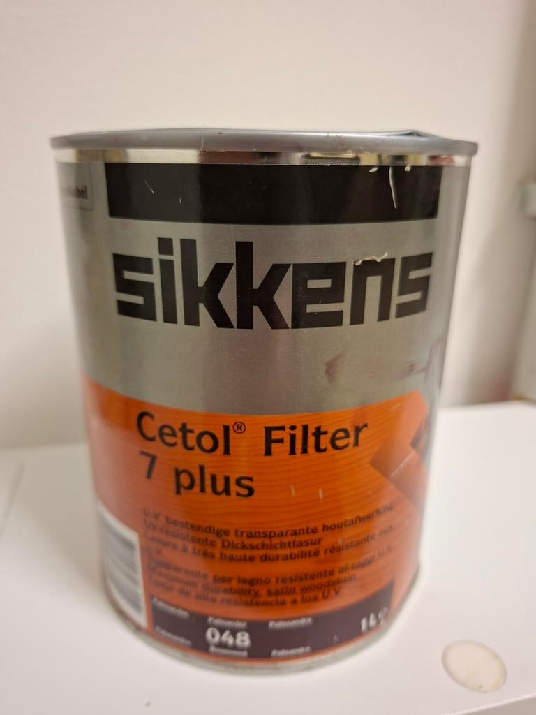 Filtre Sikkens Cetol 7 plus, bois de rose, Bricolage & Construction, Peinture, Vernis & Laque, Enlèvement