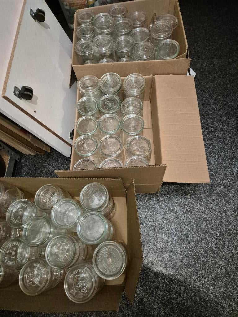 Sterliseerbokalen, Ophalen, Gebruikt