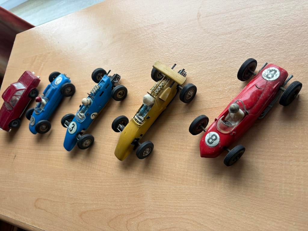 Stabo auto set racebaan, Hobby en Vrije tijd, Modelauto's | 1:32, Ophalen, Gebruikt, Auto