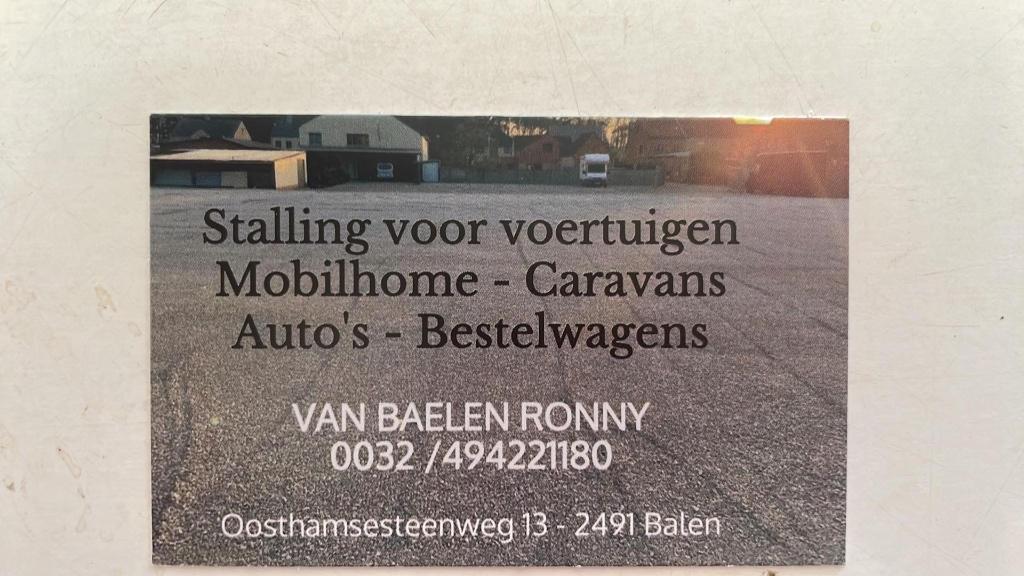 Stalling Mobilhome - Camper - Caravan, Autos : Divers, Autos divers Autre, Enlèvement