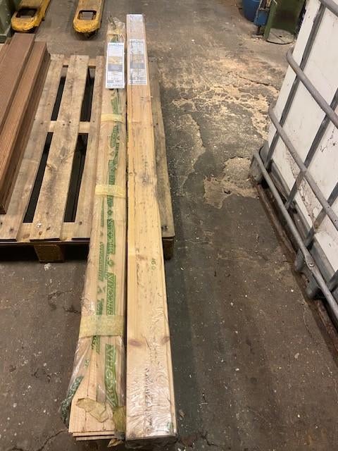 GRENEN/EIKEN SCHROTEN VOOR WAND/PLAFOND, Ophalen, Minder dan 25 mm, Eiken, Zo goed als nieuw
