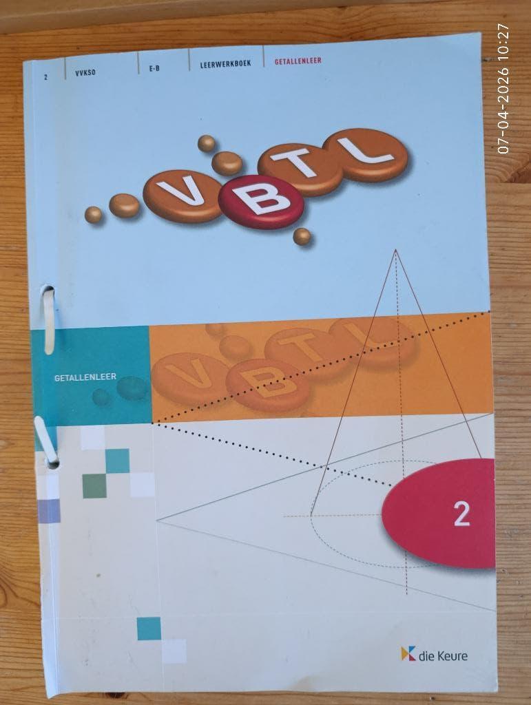 Van Basis tot limiet Leerwerkboek wiskunde 2 GETALLENLEER, Boeken, Schoolboeken, Ophalen, ASO, Wiskunde A, Die keure