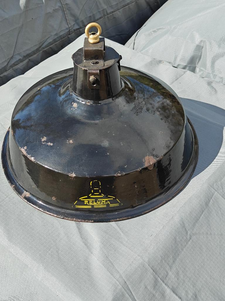 Vintage Industriële lamp type RELUMA, Antiek en Kunst, Ophalen of Verzenden