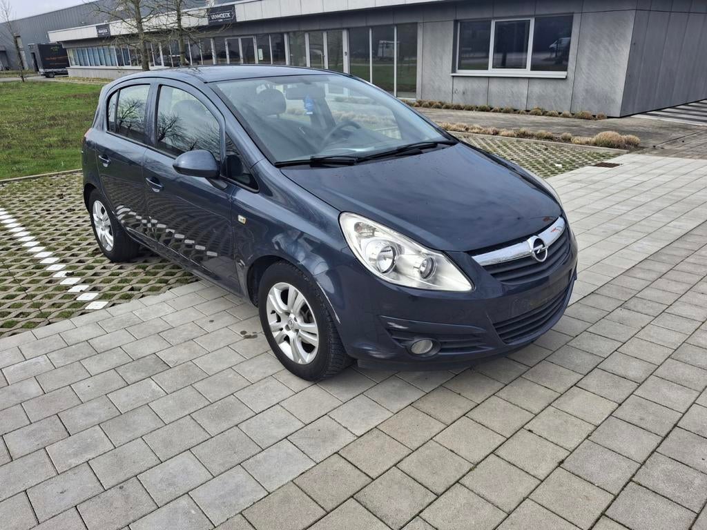 Opel Corsa, Auto's, Stof, Zwart, 4 cilinders, Parkeersensor