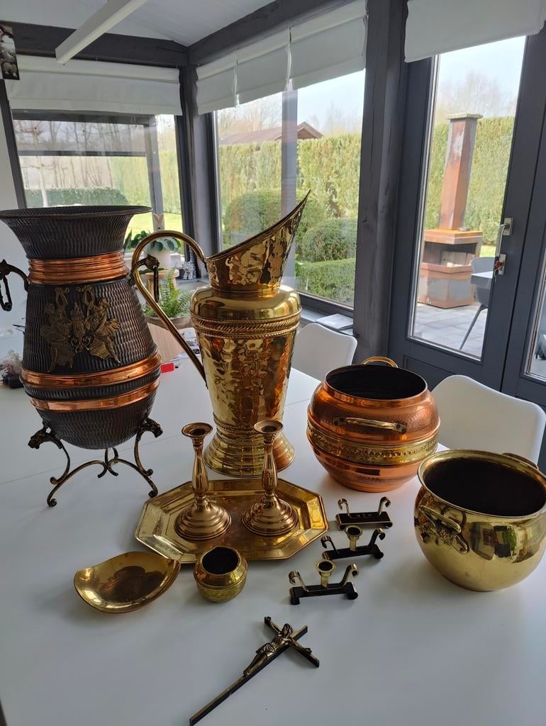 Koperen stukken, Ophalen, Koper