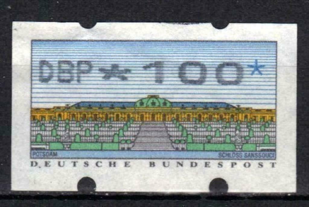 Allemagne 1993 - Yvert 2Distri - Timbres automatiques (ST), Envoi, Affranchi