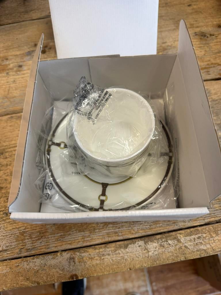 4 keer ralph  lauren kop en schotel, Huis en Inrichting, Ophalen, Nieuw