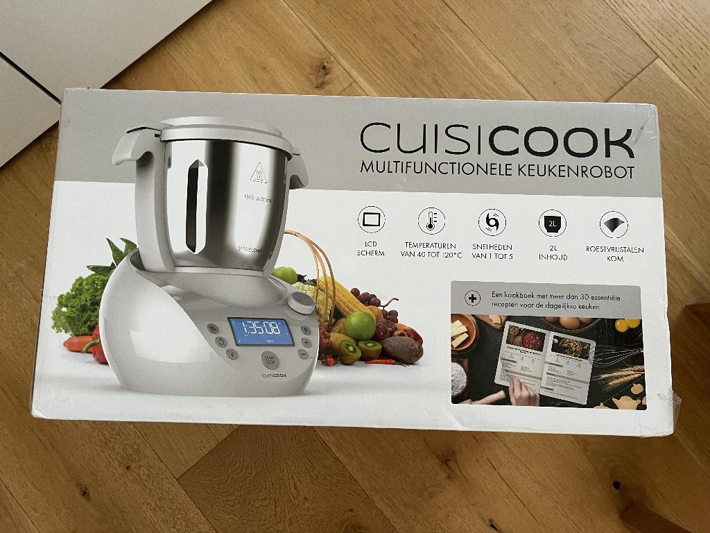 Robot de cuisine Cuisicook - Neuf, Electroménager, Mélangeurs de cuisine, 2 à 3 litres, Enlèvement ou Envoi, Neuf, 3 vitesses ou plus