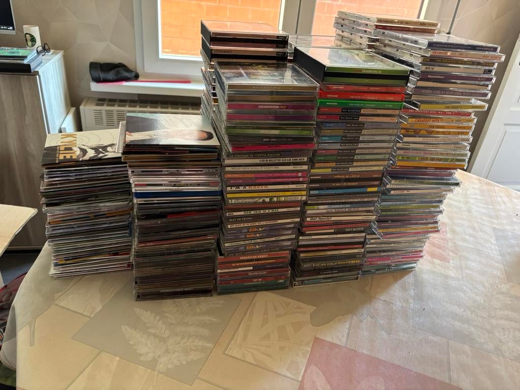 Groot lot cd’s & singles, Cd's en Dvd's, Ophalen, Gebruikt