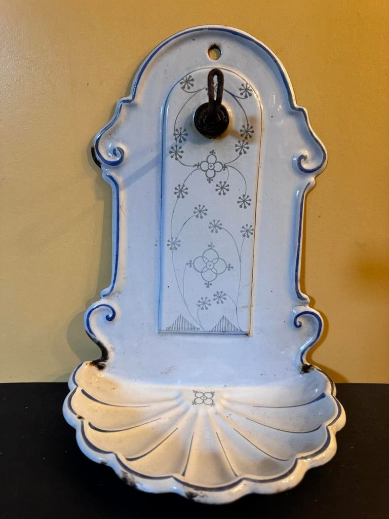 Saks emaille zeepbakje, Antiek en Kunst, Ophalen of Verzenden