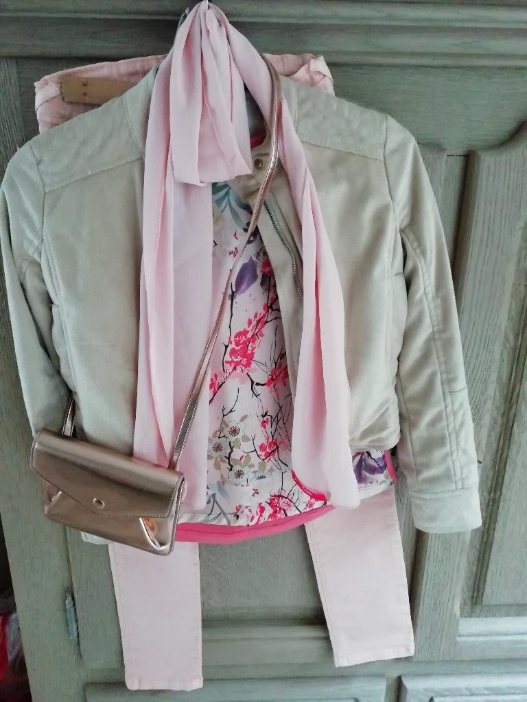 feest - communie setje " Diamante Blu, IKO , BRIAN maat 128, Diamante Blu, IKO, BRIAN, Enlèvement ou Envoi, Ensemble, Comme neuf