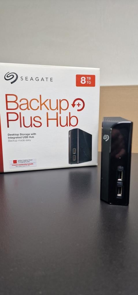 Seagate Backup Plus Hub – 8TB externe harde schijf (met U, Enlèvement ou Envoi