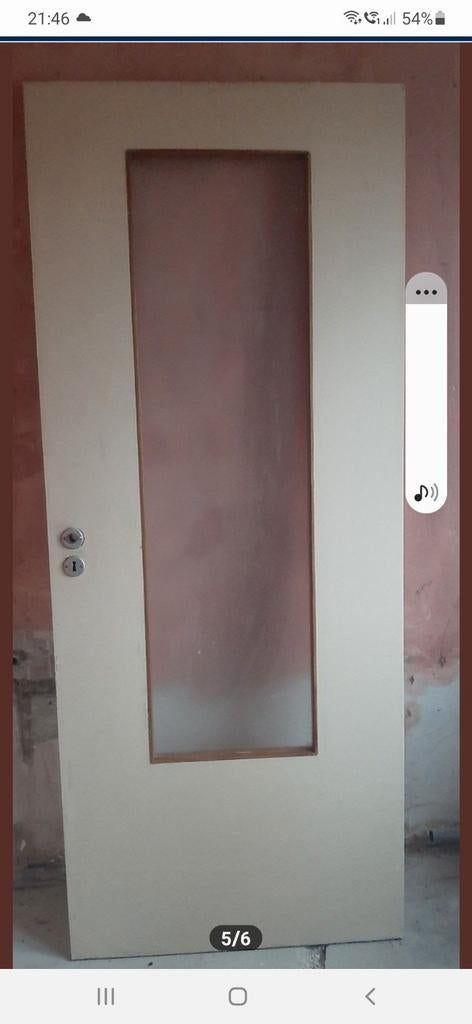 Porte 82cm à vendre 35euro, Enlèvement, Porte intérieure
