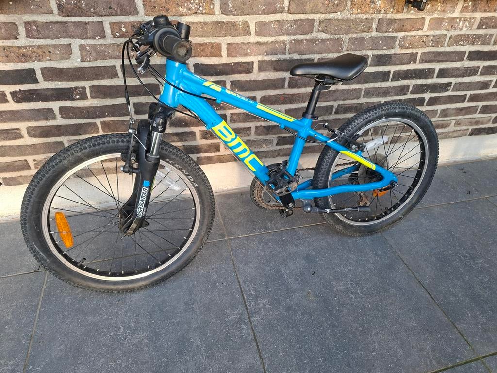 Bmc moutainbike blauw 20 inch met 14 versnellingen en vering, Ophalen, Versnellingen