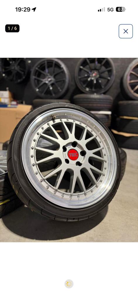 Tec 19inch 5x114,3, Auto diversen, Autosport-onderdelen, Ophalen of Verzenden, Zo goed als nieuw