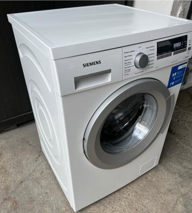 Lave linge 8kg.SIEMENS Série IQ 500 écran Tactiles 1400 ess, Jardin & Terrasse, Enlèvement, Utilisé, Séchoir à linge