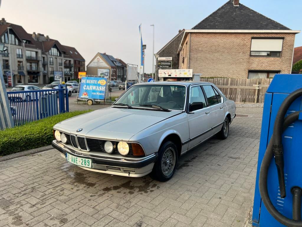 BMW 728i e23 automaat oldtimer, Autos, BMW, Entreprise, Série 7, Essence, Berline, 5 portes, Automatique, Argent ou Gris, Bleu