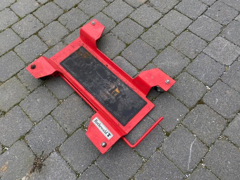 Plateau mobile pour moto, Ophalen