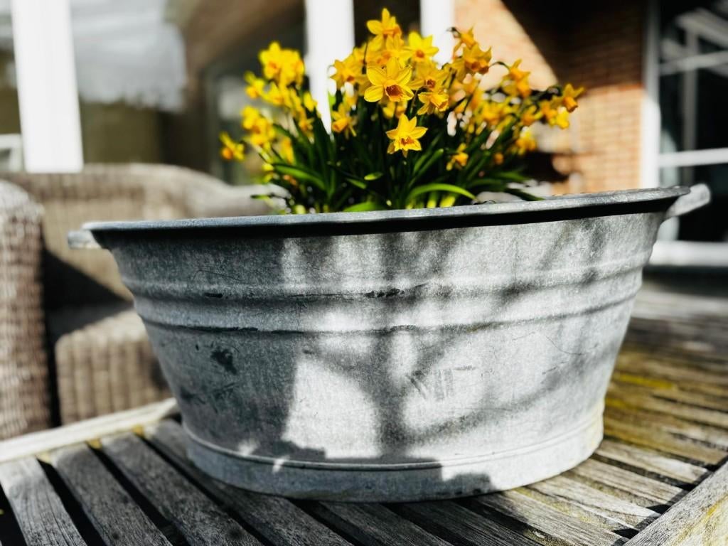 Zinken ovale kuip, Comme neuf, 30 à 60 cm, Enlèvement, Intérieur