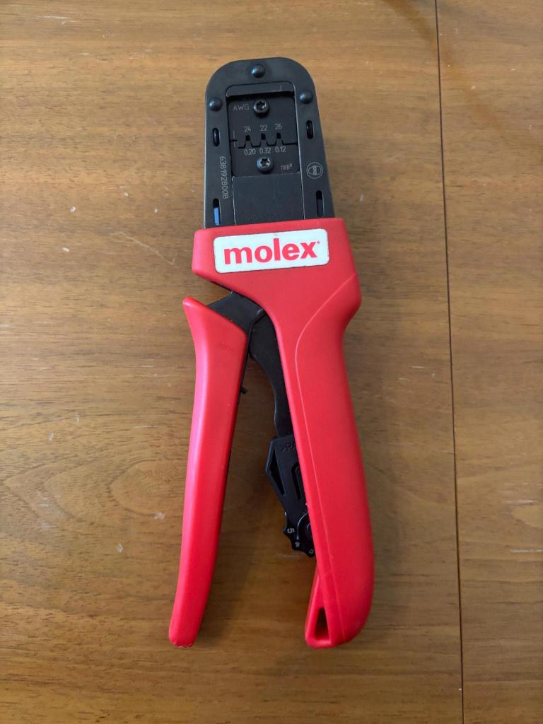 Pince à sertir Molex 638192800B, Bricolage & Construction, Outillage | Outillage à main, Enlèvement ou Envoi, Comme neuf