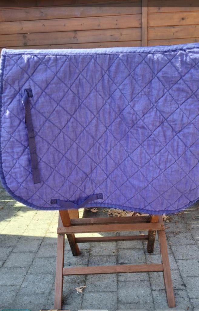 Tapis de selle bleu foncé, Animaux & Accessoires, Enlèvement ou Envoi, Utilisé