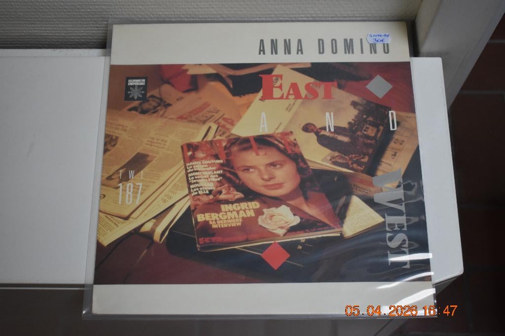 LP : Anna Domino - East and West (Synth Pop), Ophalen of Verzenden, Gebruikt
