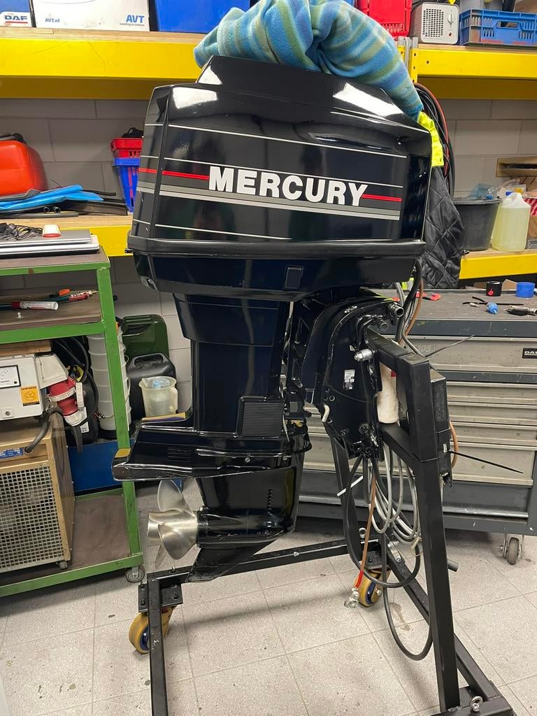 Mercury 60 pk kortstaart echt een plaatje!, Watersport en Boten, Ophalen, Zo goed als nieuw