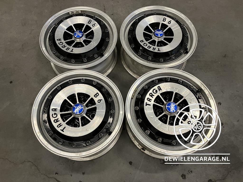 4x Targa B6 Velg 2-delig Unieke set geen BBS of Ronal 4x120?, Autos : Pièces & Accessoires, Pneus & Jantes, Jante(s), 14 pouces