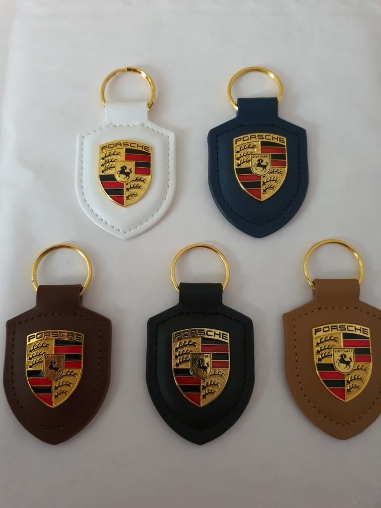 Porsche leren sleutelhanger, Ophalen of Verzenden, Nieuw