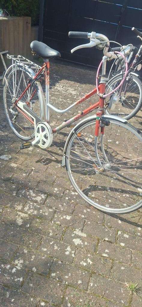 RoadLady rode fiets, rood, 6 versnellingen., Fietsen en Brommers, Ophalen