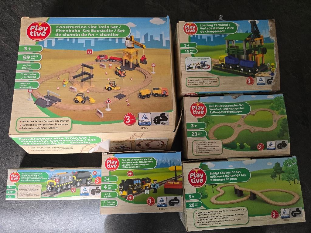 Trein en bouwset playtive, Enlèvement, Comme neuf, Autres types