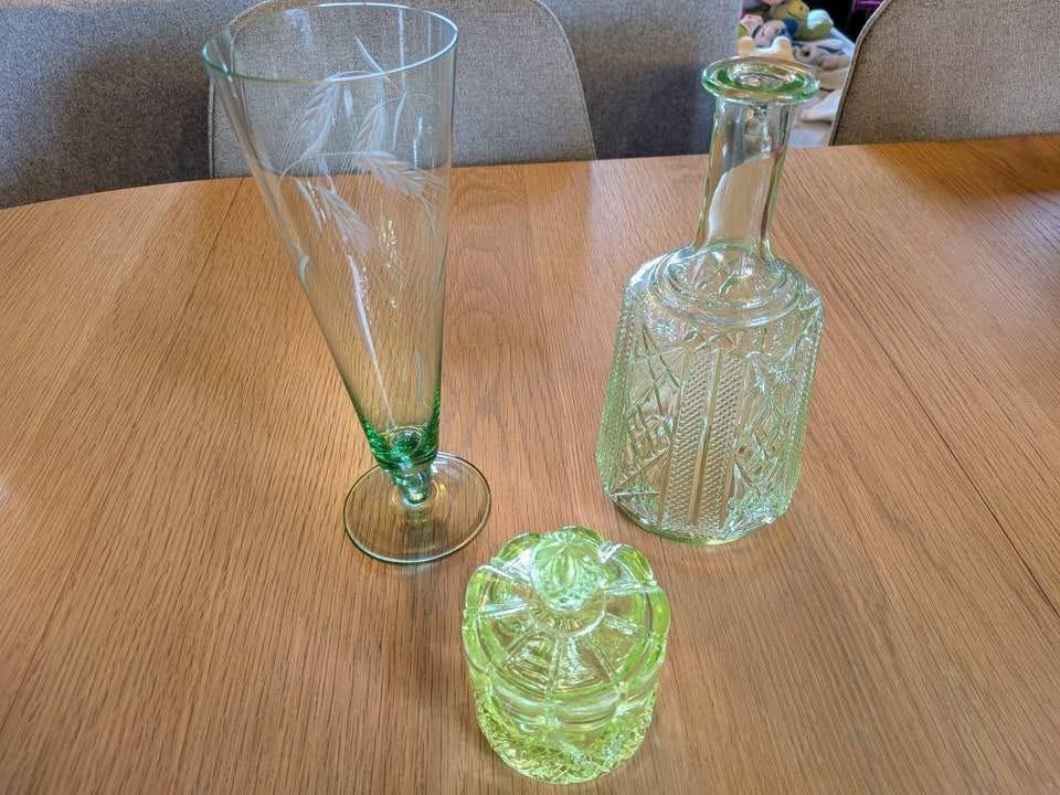 Lot en cristal coloré Val St Lambert, Antiquités & Art, Enlèvement