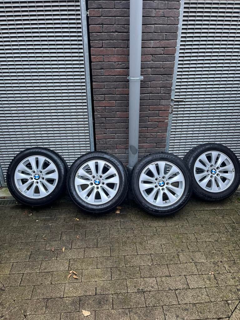 Bmw velgen met banden, Auto-onderdelen, Banden en Velgen, Banden en Velgen, Winterbanden, 16 inch, 205 mm, Personenwagen, Gebruikt