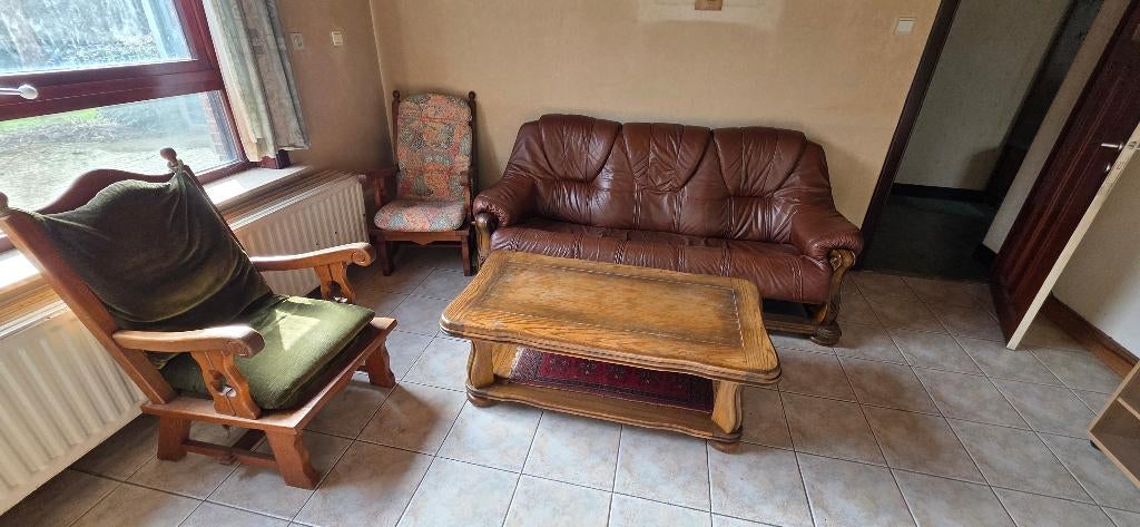 Zitplaats meubels en salon gratis afhalen, Huis en Inrichting, Zetels | Zetels, Ophalen, Gebruikt, Rechte bank, Hout