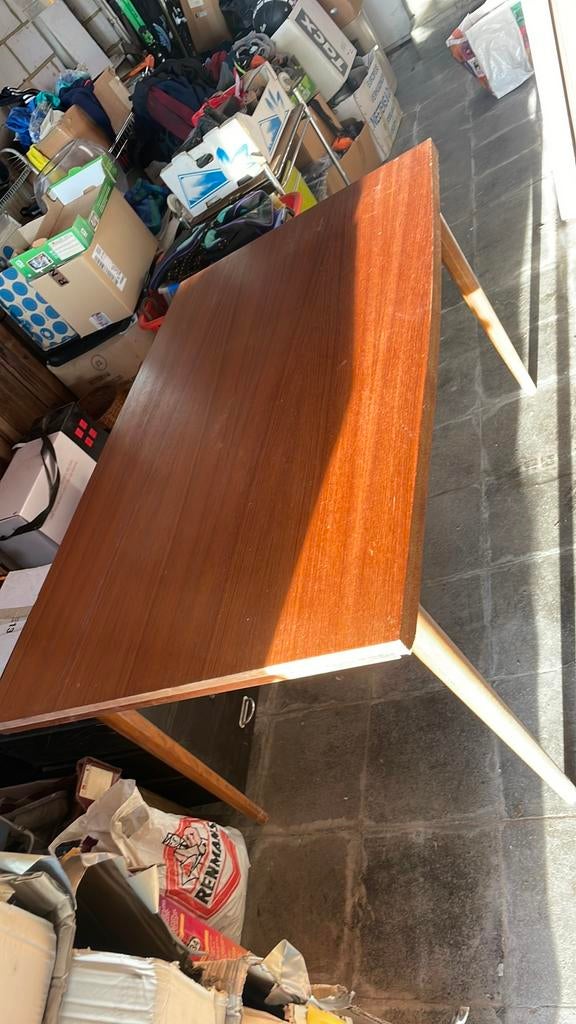 eettafel / keukentafel Zweeds design, Huis en Inrichting, Tafels | Eettafels, Ophalen, Gebruikt, Vijf personen of meer