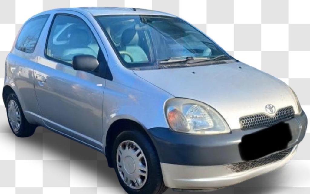 Toyota Yaris 2000 1.0, Autos, Toyota, Argent ou Gris, Boîte manuelle, Bleu, 5 places