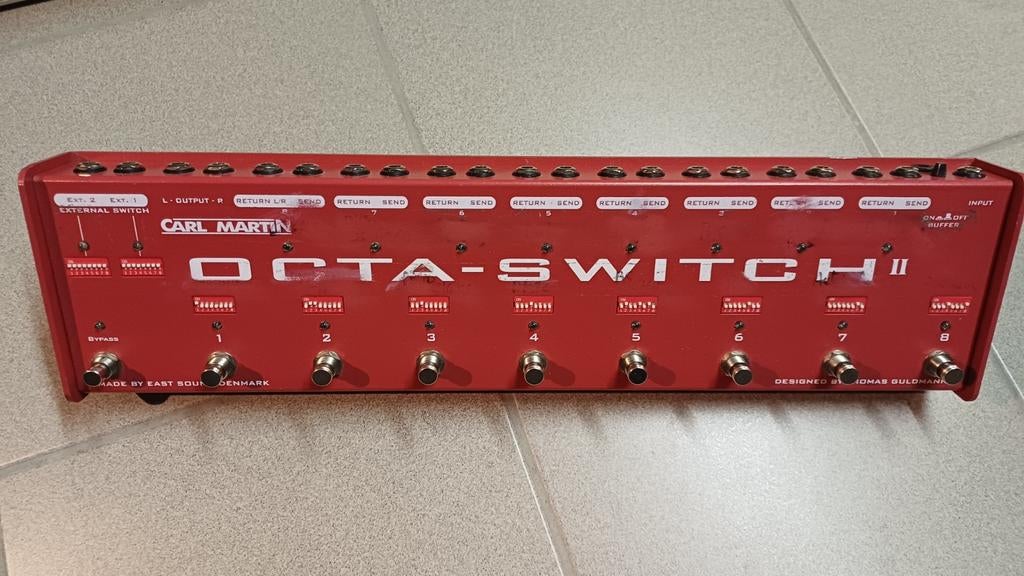 Carl Martin Octa Switch MK2, Muziek en Instrumenten, Effecten, Ophalen of Verzenden, Gebruikt