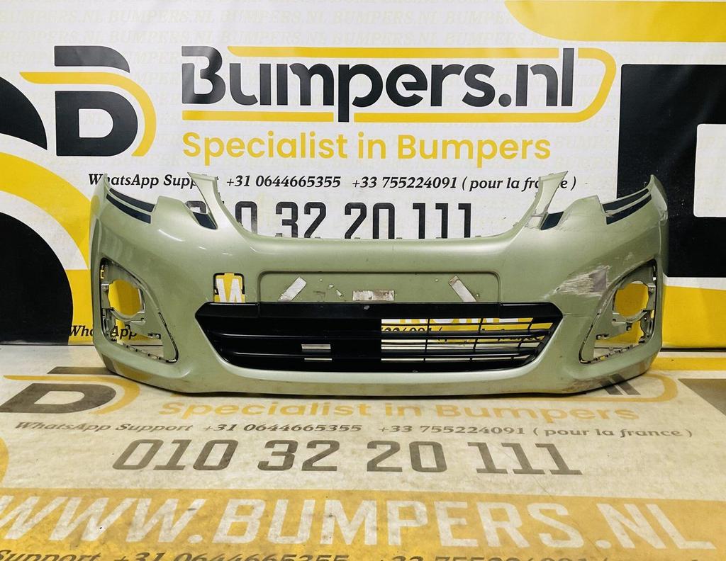 BUMPER Peugeot 108 2014-2023 VOORBUMPER 2-J6-12059z, Utilisé, 6 mois de garantie, Avant, Enlèvement ou Envoi